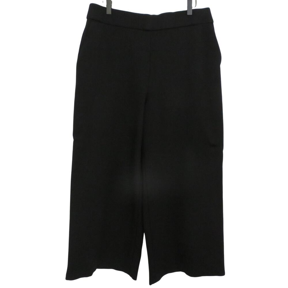 INC International Concepts Womens Sz PXL Black Wide Leg Pants Stretch Pull On